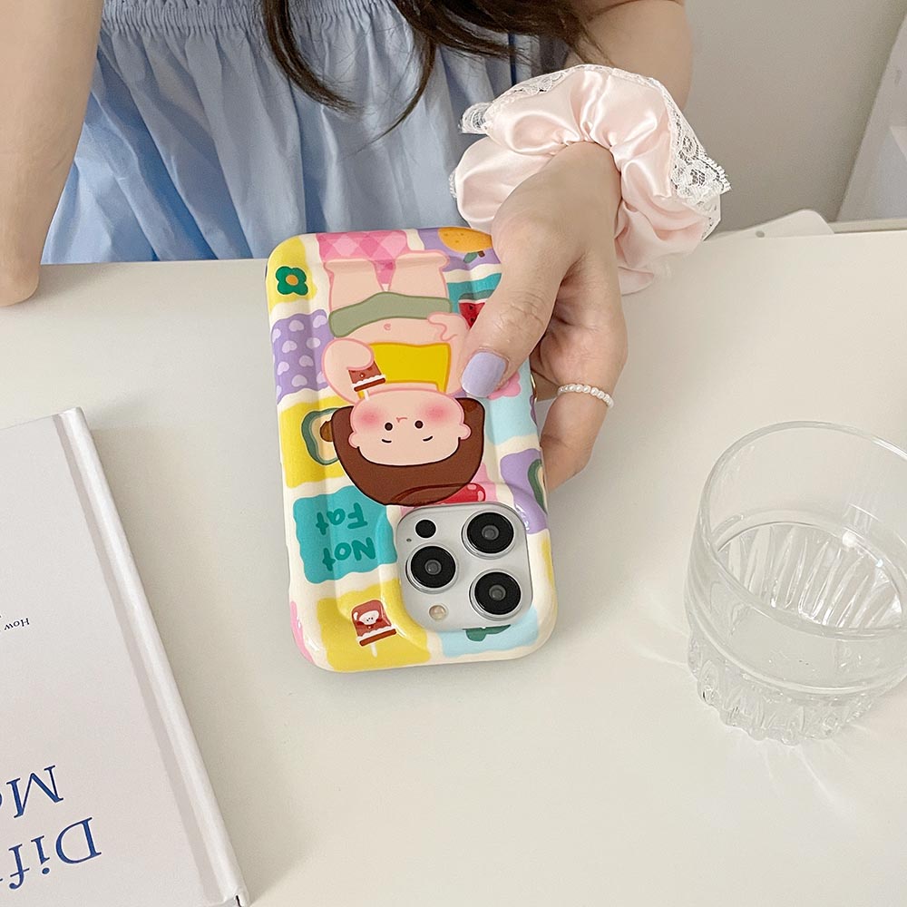 Ốp Điện Thoại Mềm Hình Cô Gái Mũm Mĩm Cho iPhone11 12 12Pro 12Promax 13 13Pro 13Promax 14 14Pro 14Promax