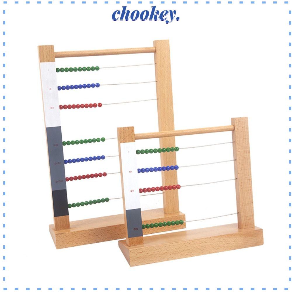 CHOOKEY Bàn Tính Đồ Chơi Bằng Gỗ Dành Cho Trẻ Mẫu Giáo