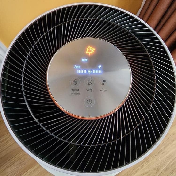 Máy Lọc Không Khí LG PURICARE 360 HIT AS60GHWG0, Công Nghệ Ionizer, Khử Khuẩn, Cho Phòng 60M2, Nhập Hàn, BH 12 Tháng