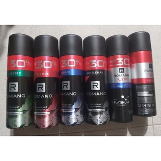 - Romano - Xịt khử mùi toàn thân 195ml