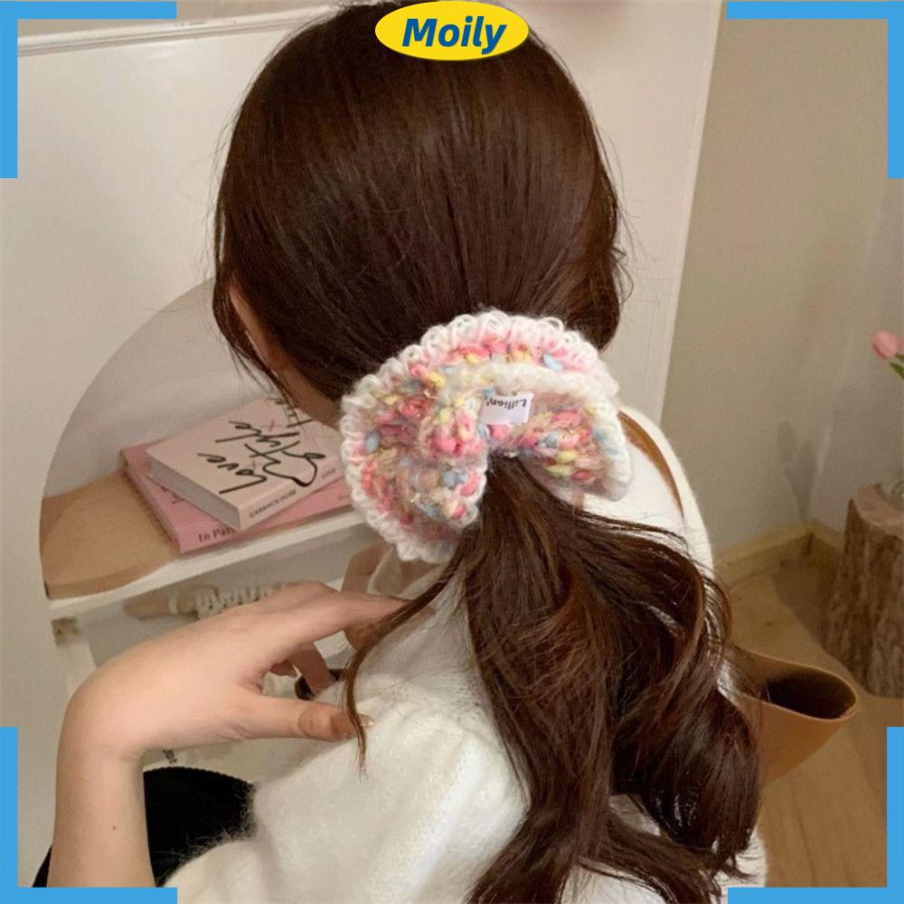 MOILYVN Dây Buộc Tóc Màu Sắc Ngọt Ngào Xinh Xắn Cho Nữ