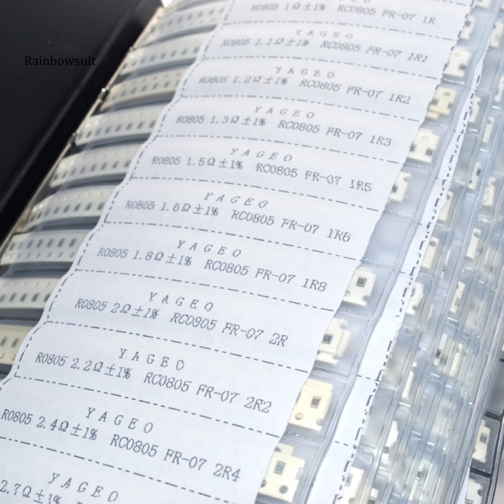 Sách Đựng 8500 Mẫu Điện Trở Chip 0201 0402 0603 SMD 170 Giá Trị Chuyên Dụng