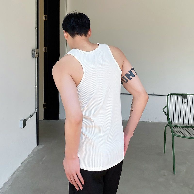 Áo Sát Nách 150kg Cài Khuy Co Giãn Tốt Thiết Kế Cá Tính Cho Nam