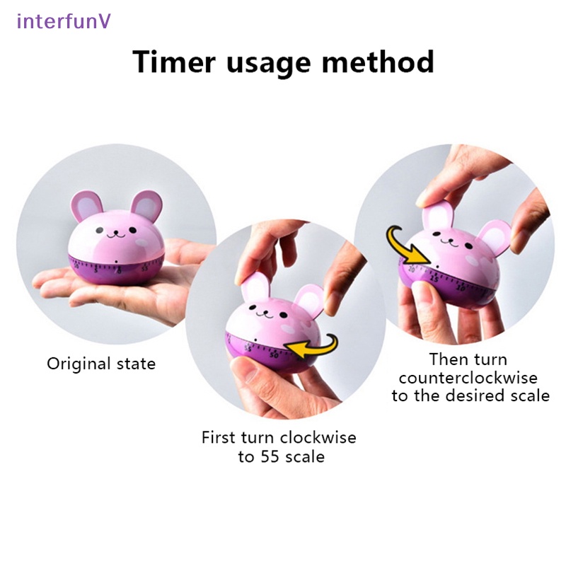 [InterfunV] Đồng Hồ Nhắc Nhở Nhắc Nhở Hình Động Vật Cho Bé Làm Quà Tặng Năm Mới