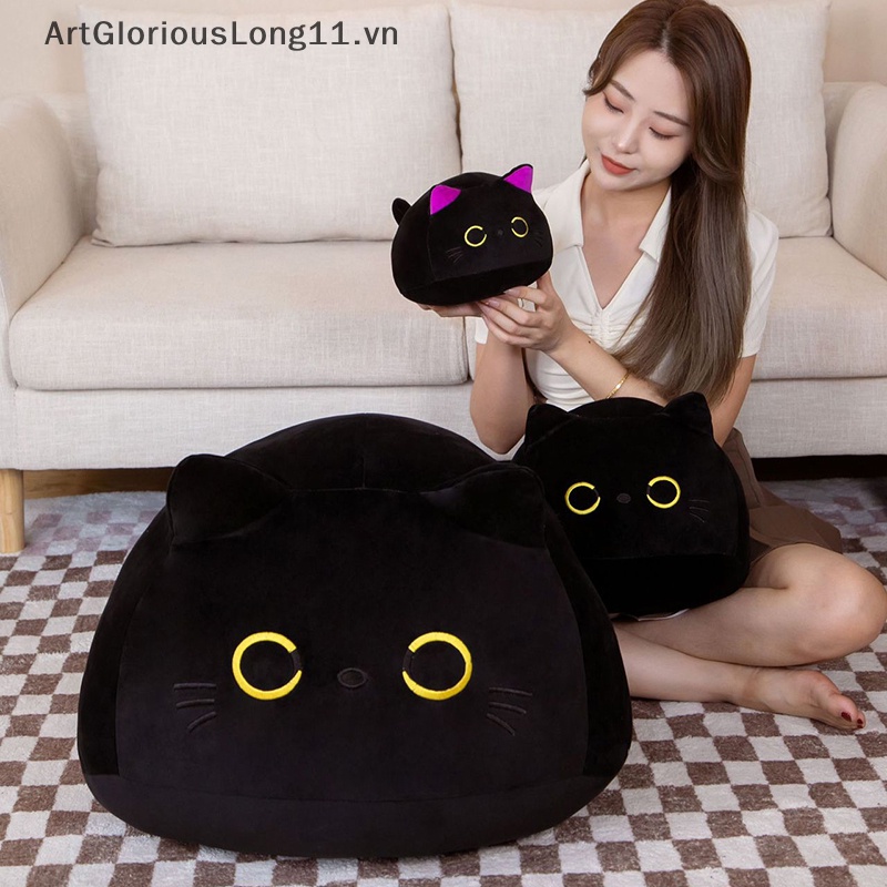 Móc Khóa Hình Chú Mèo Đen Nhồi Bông 10 / 25CM Dễ Thương