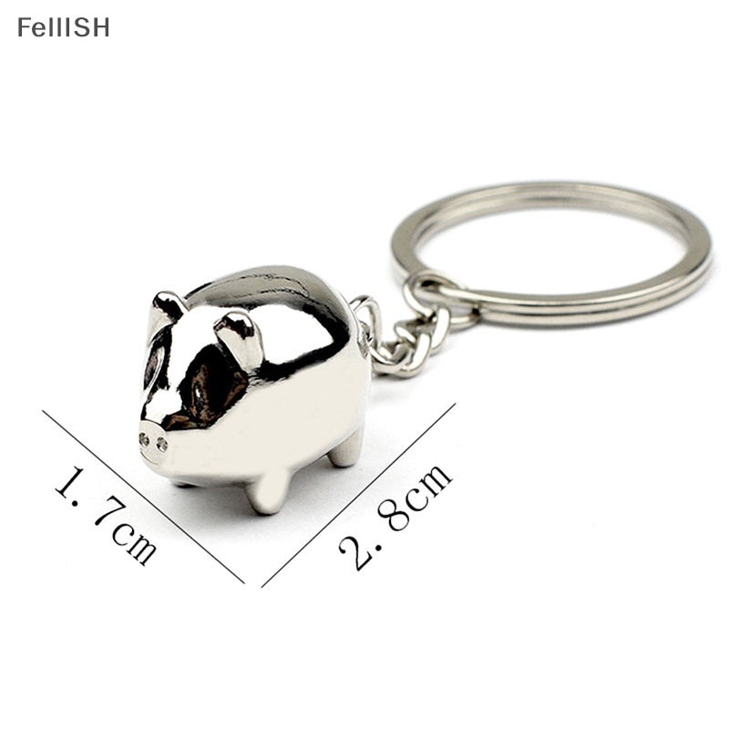 Móc Khóa Hình Chú Heo Nhỏ Xinh Bằng Hợp Kim 439br