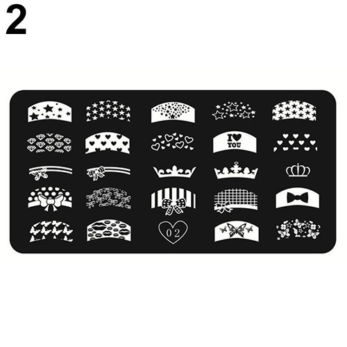 Gm Khuôn In Hình Trang Trí Móng Tay Nghệ Thuật DIY