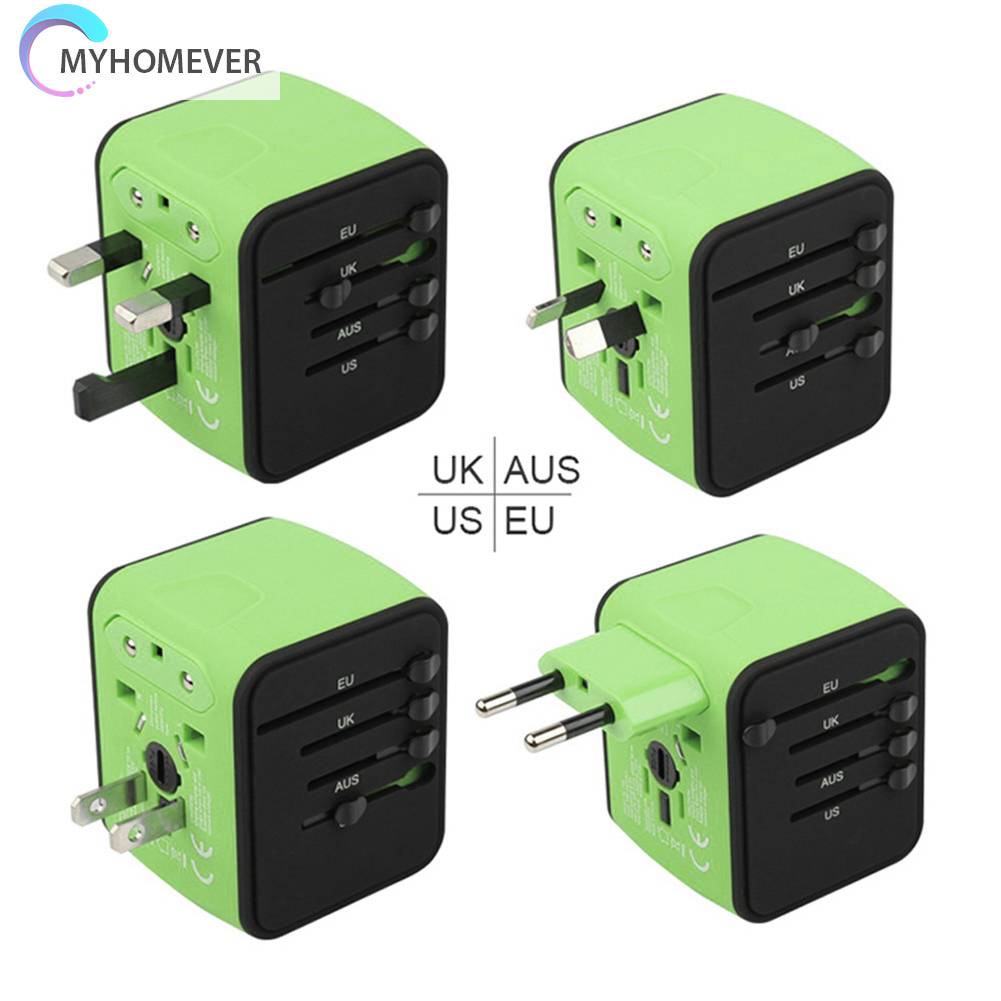 Ổ CắM SạC 4 CổNg Usb TiệN DụNg Cho AU UK EU US