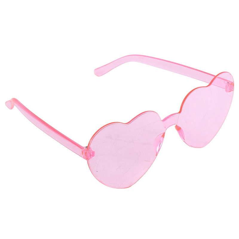 Kính Mát Hình Trái Tim Một Mảnh Trong Suốt Cho Nữ