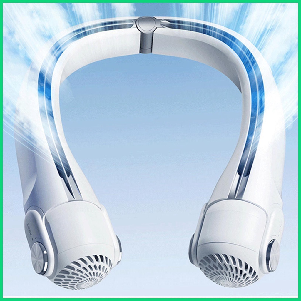 Quạt Đeo Cổ Không Cánh Có Thể Điều Chỉnh Tốc Độ Gió jiwvn Jwvn