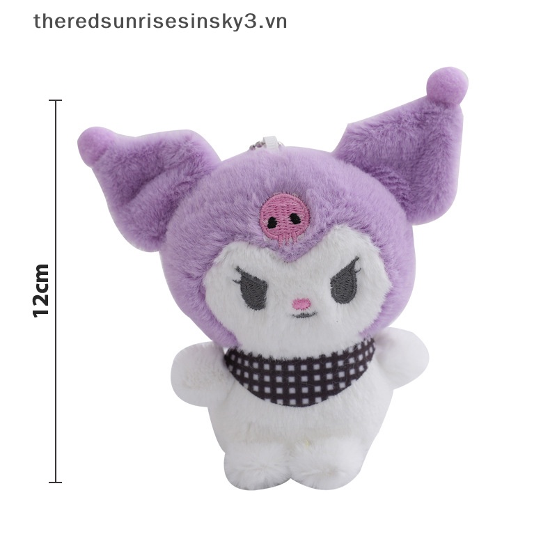 Búp Bê Nhồi Bông Hình Kuromi Cinnamoroll Dễ Thương Trang Trí Túi Xách / Móc Khóa