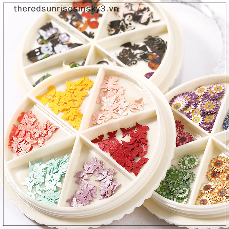 Bột Bột 3D DIY Họa Tiết Giáng Sinh Hợp Thời Trang Trang Trí Móng Tay