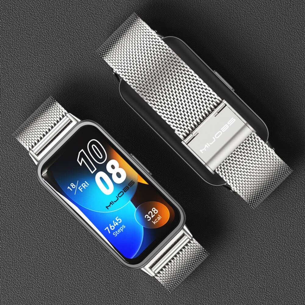 Dây Đeo Thay Thế Bằng Thép Không Gỉ Cho Đồng Hồ Thông Minh Huawei Band 8 7