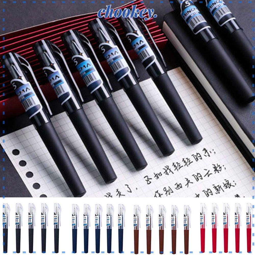 CHOOKEY Set 5 Bút Bi Bỏ Túi Nhỏ Gọn Tiện Dụng Cho Học Sinh