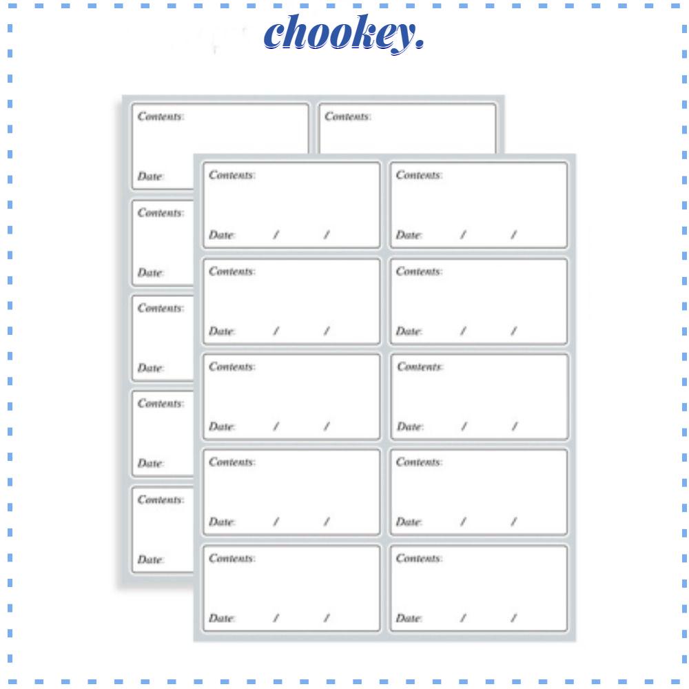 CHOOKEY Nhãn Dán Bảo Quản Thực Phẩm Không Cặn Dễ Vệ Sinh Cho Nhà Bếp