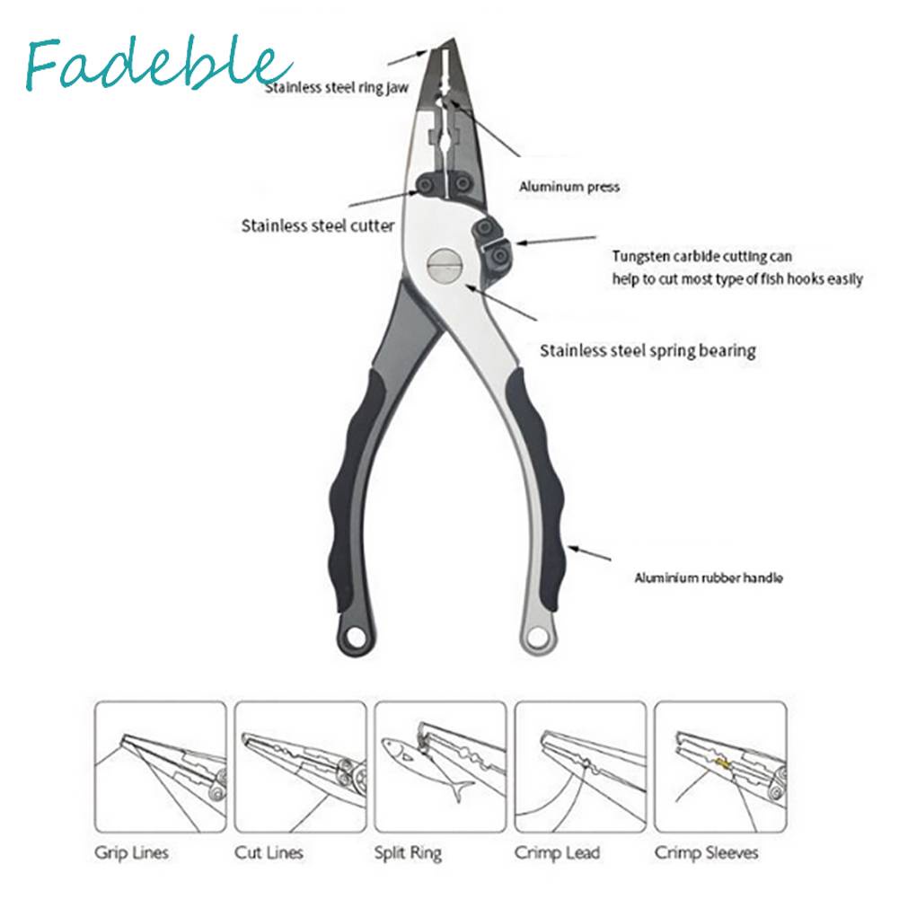 Kìm Kẹp Cá Bằng Hợp Kim Chống Trượt Chuyên Dụng