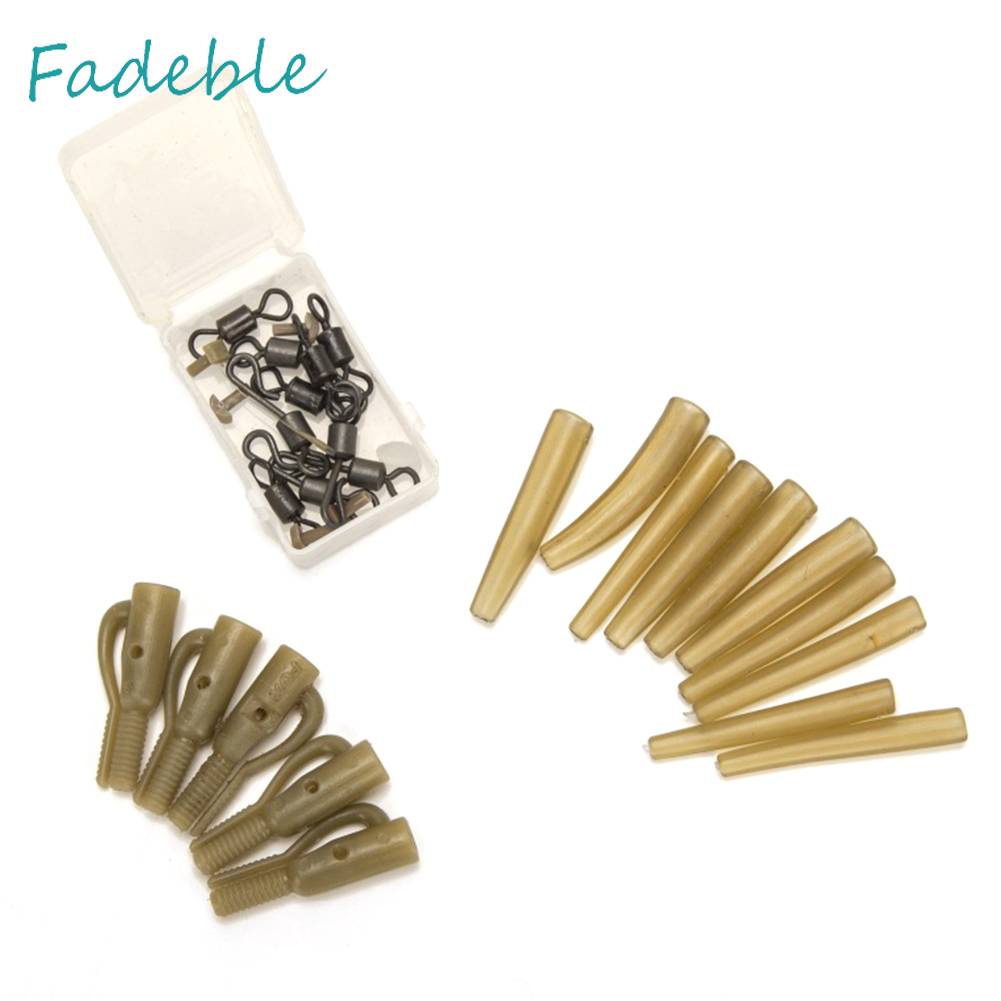 Set 30 Ống Cao Su Mềm Có Khớp Khuyên Cho Câu Cá