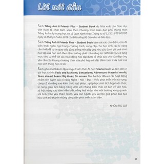 Sách Tiếng Anh 8 Friends Plus - Student Book (2023)