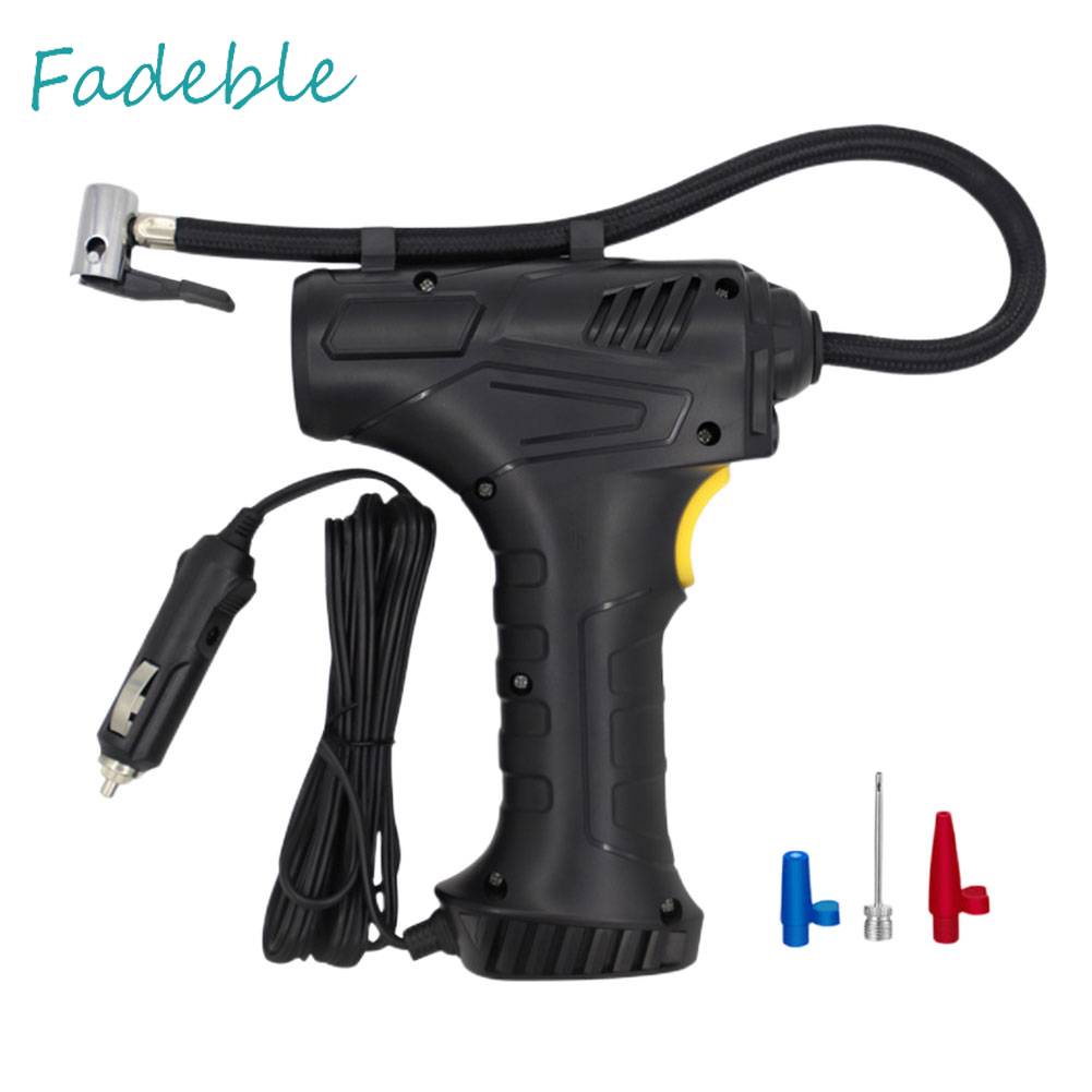 Máy Bơm Lốp Xe Kỹ Thuật Số 12V 120W Không Dây USB