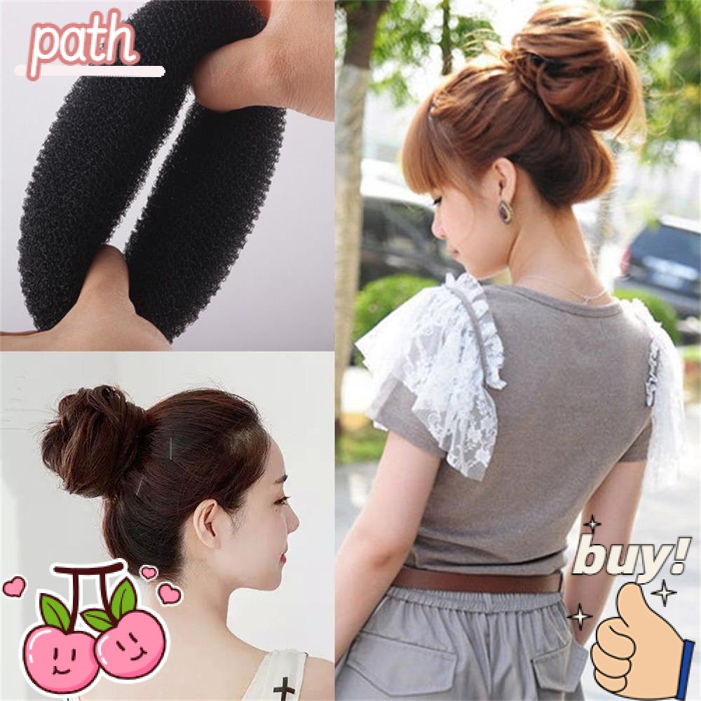 PATH Bộ 3 Dây Cột Tóc Hình Bánh Donut
