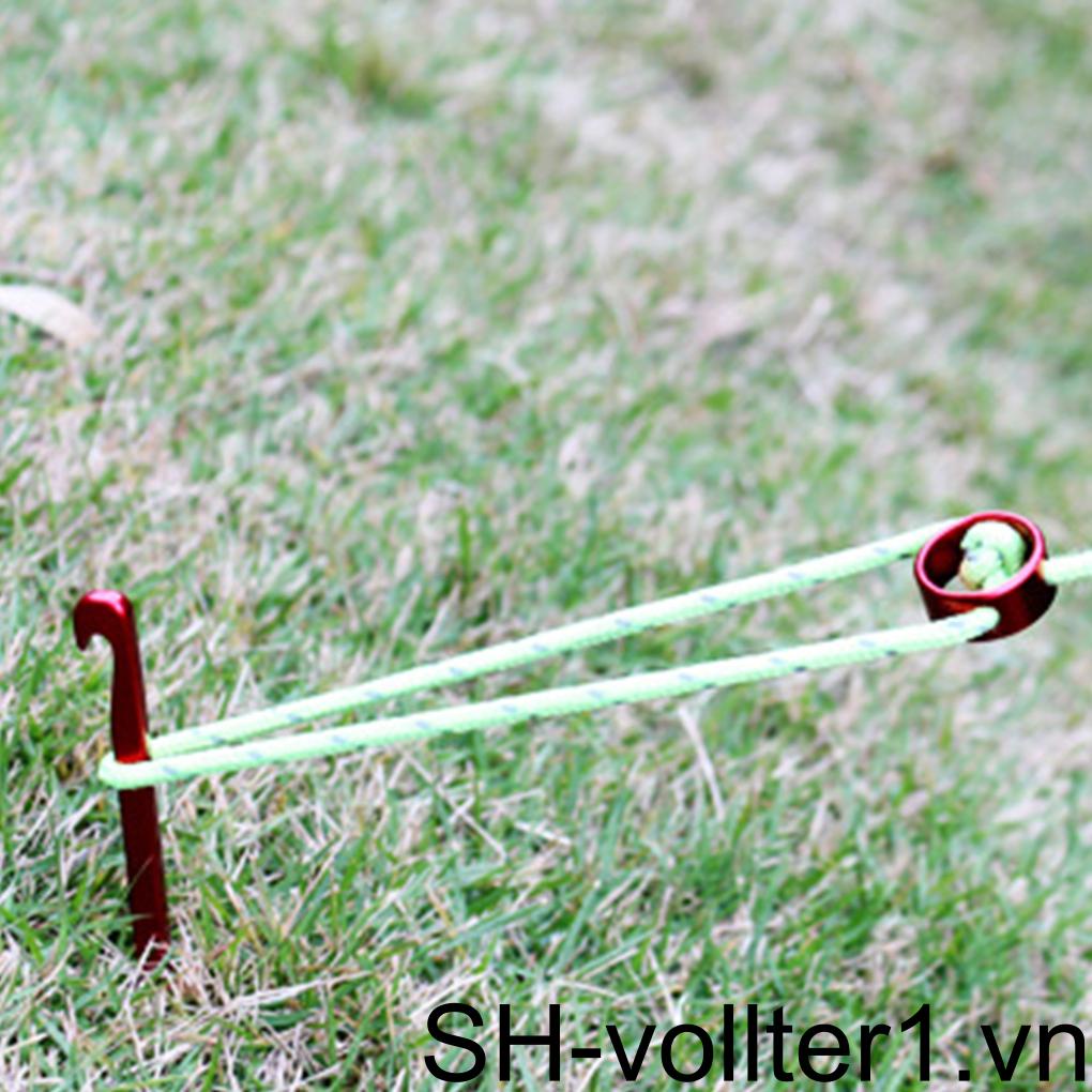 Set 8 Cọc Giăng Lều Trại 16cm Kèm Túi Đựng Tiện Lợi