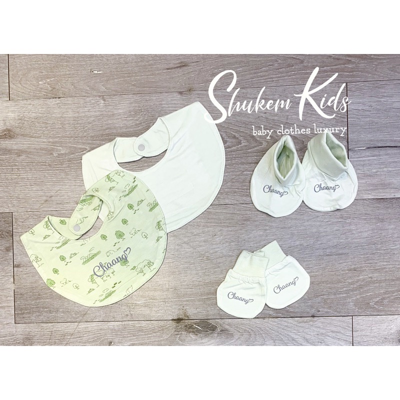 Chaang - Phụ kiện sơ sinh mũ, bao tay bao chân mềm mại cho bé