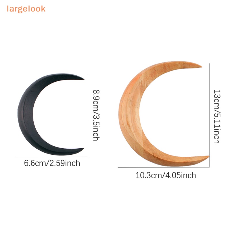 1 Lược Chải Tóc Tay Cầm Khắc Hình Mặt Trăng Phong Cách Ramadan Thời Trang Dành Cho Nữ