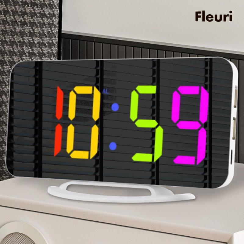 Đồng Hồ Báo Thức Điện Tử Màn Hình LED Kỹ Thuật Số Cỡ Lớn Để Bàn Trang Trí Cho Người Lớn Và Trẻ Em