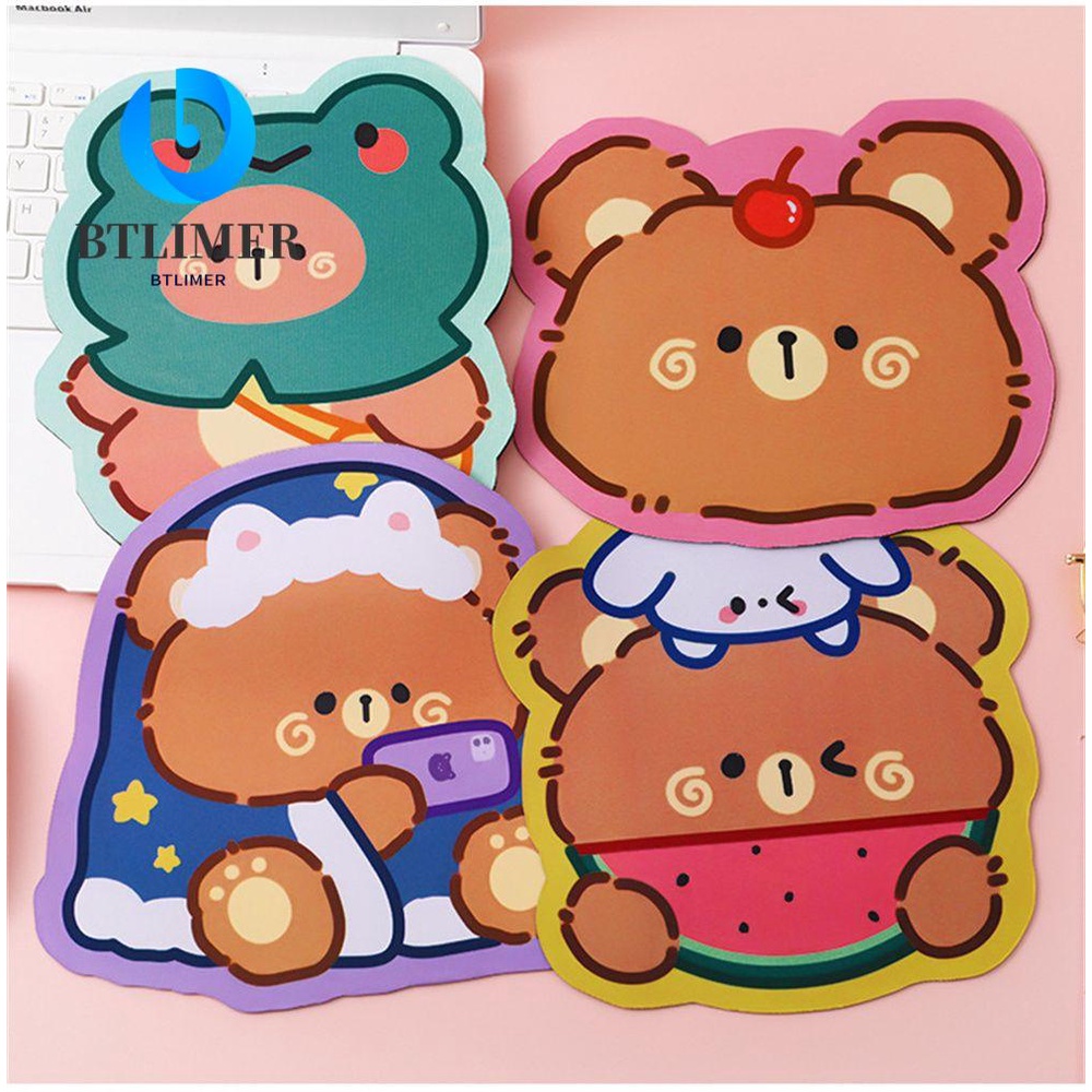BTLIMER Miếng Lót Chuột Chống Trượt Thiết Kế Dễ Thương Dành Cho Văn Phòng