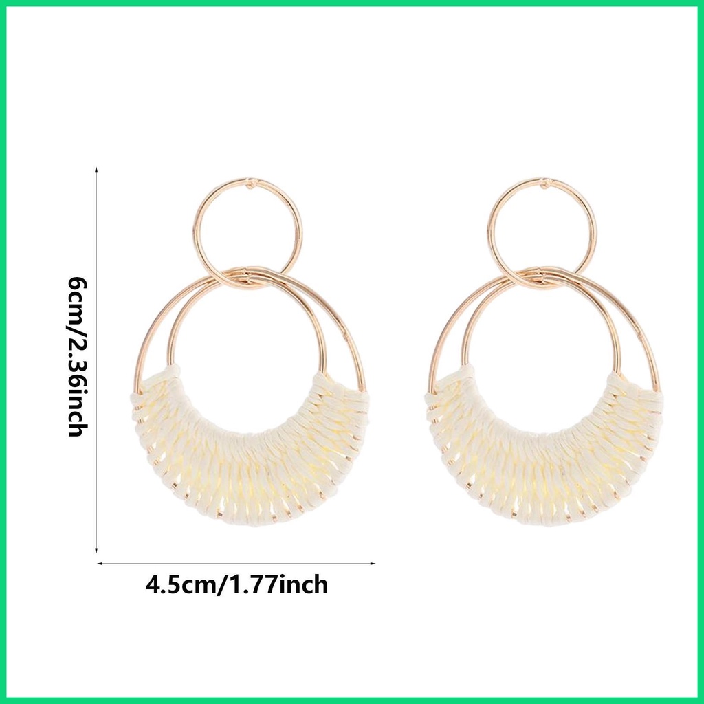 Đôi Khuyên Tai Dáng Dài Phong Cách Boho Thời Trang Mùa Hè Cho Nữ