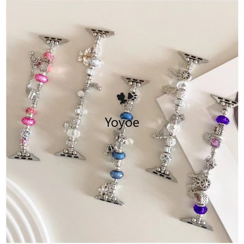 Dây Đeo Tay Chuỗi Hạt 49mm 45mm 44mm 42mm 40mm 38mm 41mm Chuyên Dụng Cho Apple Watch SE Series Ultra 8 7 6 5 4 3 2
