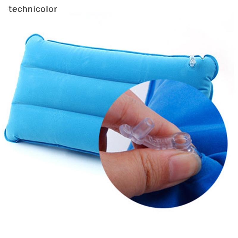 Gối Bơm Hơi Siêu Nhẹ Nhiều Màu Sắc Dùng Khi Đi Cắm Trại