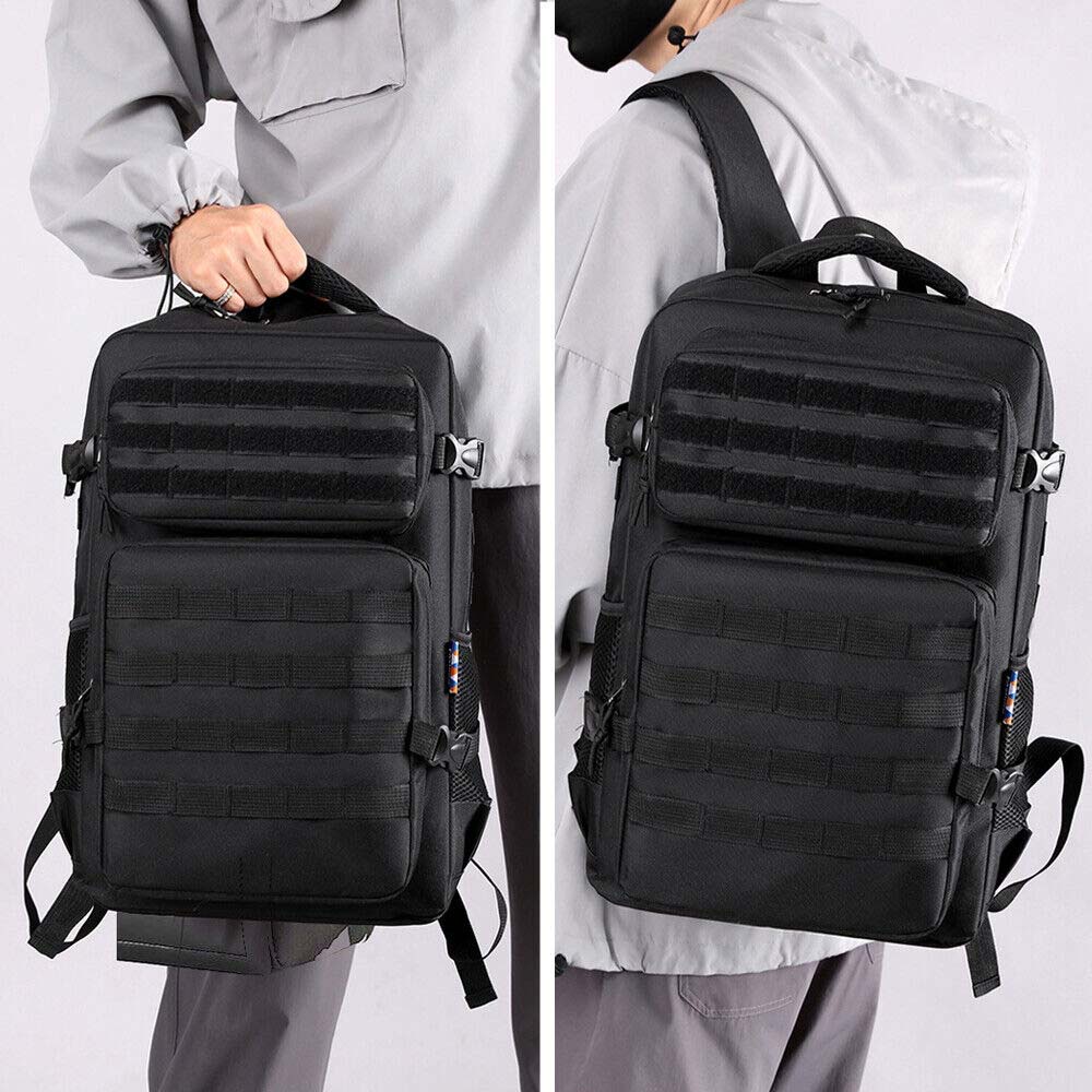 45L Army Military Outdoor School Camping Travel Attack Tactical Backpack Bag Trekking Hiking sport Beg Tentera