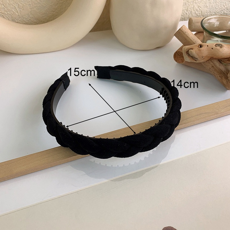 Băng Đô Da Len Đính Ngọc Trai Phong Cách Hàn Quốc Cho Nữ