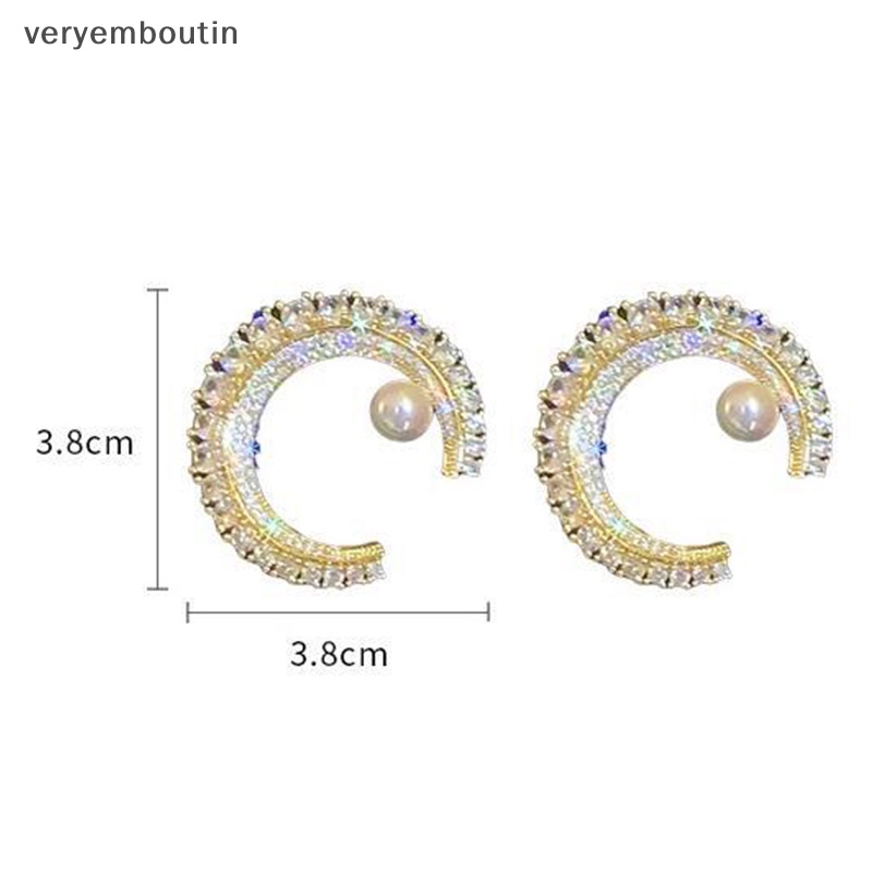 Ghim Cài Áo Hình Mặt Trăng Đính Ngọc Trai Nhân Tạo Thời Trang Cho Nam Nữ