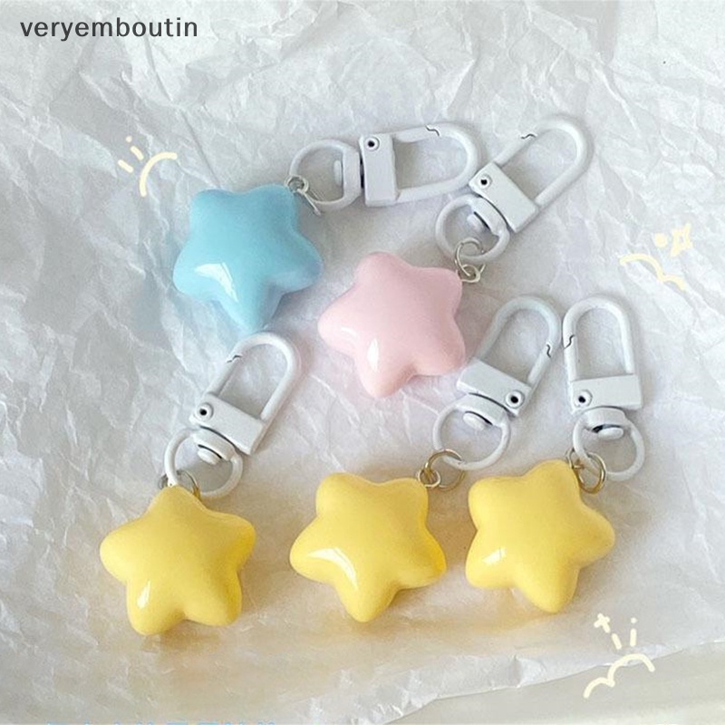 1 Móc Khóa Hình Ngôi Sao Hoạt Hình Dễ Thương