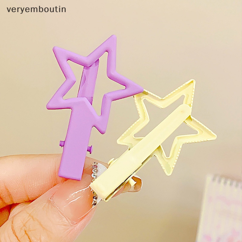1 Kẹp Tóc Hình Ngôi Sao Phong Cách Hàn Quốc Cổ Điển Dành Cho Nữ