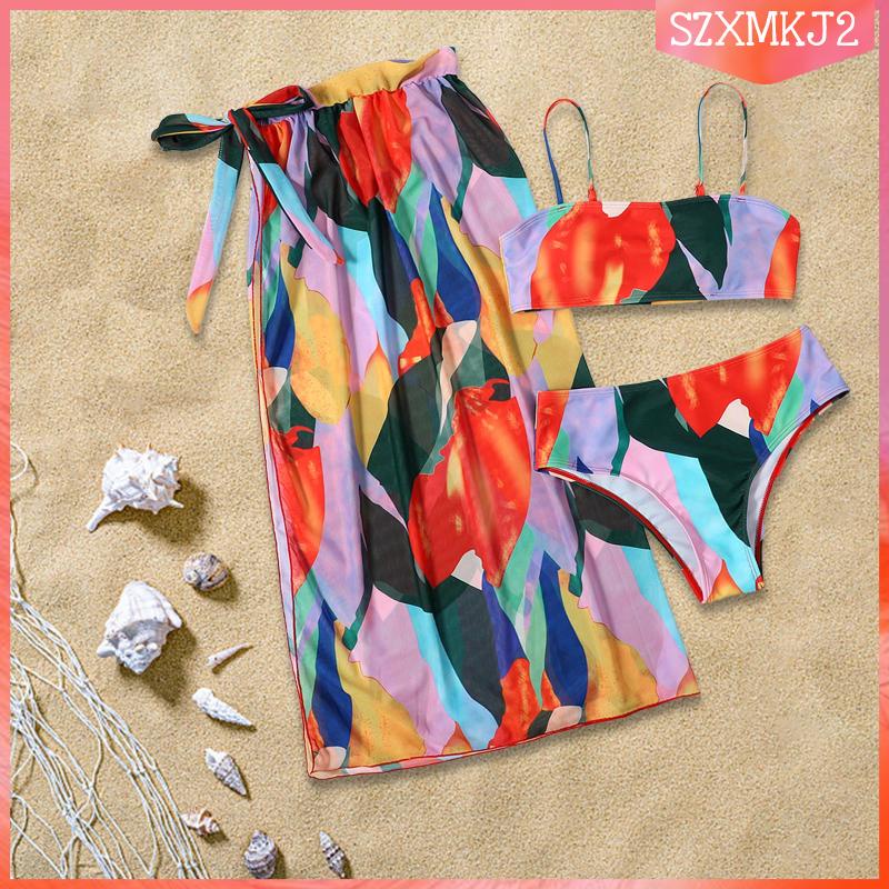 Bộ Đồ Bơi Bikini Tam Giác Có Áo Che Phủ Dành Cho Nữ