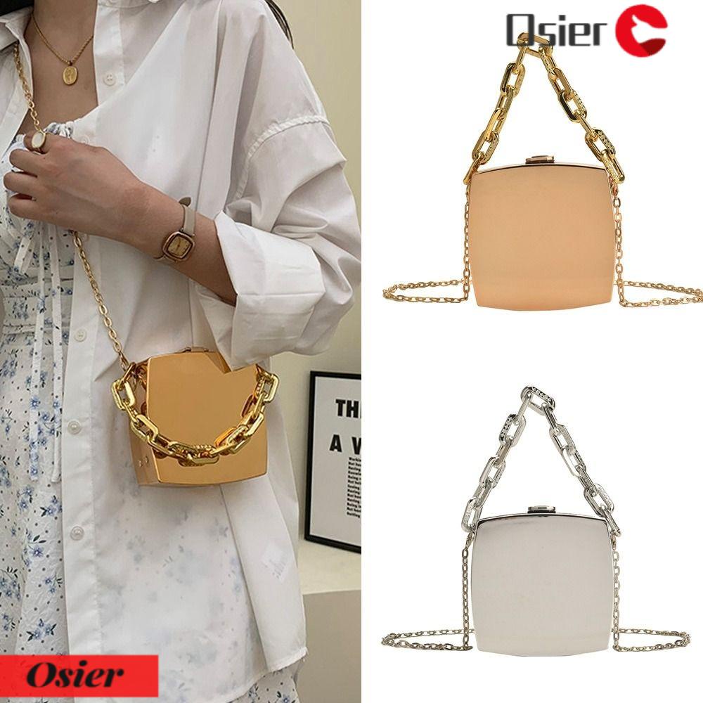 OSIER1 Túi Đeo Chéo Mini Bằng PVC Thời Trang Dành Cho Nữ