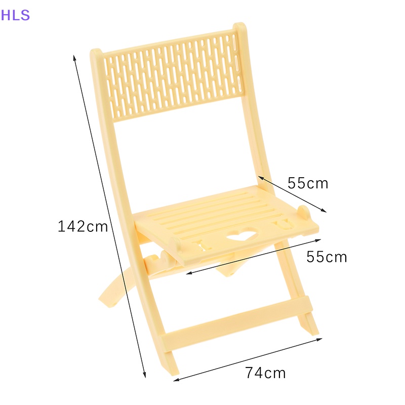 [HLS] 1 Mô Hình Ghế mini Nhiều Màu Có Chân Đứng Để Bàn Trang Trí Phong Cảnh Nhà Búp Bê
