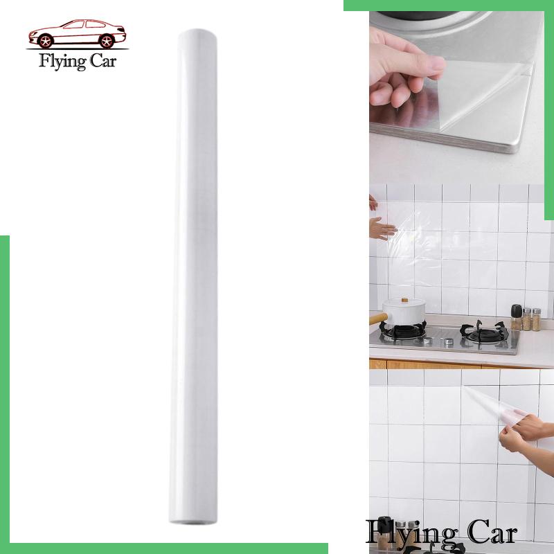 Miếng Dán Tường Trong Suốt Chống Bắn Dầu Chịu Nhiệt Tiện Dụng Cho Nhà Bếp