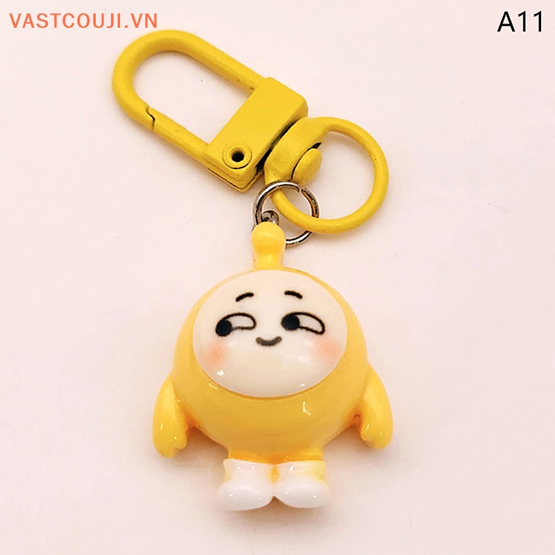 Móc Khóa Hình Quả Trứng Búp Bê VASTJI Dễ Thương