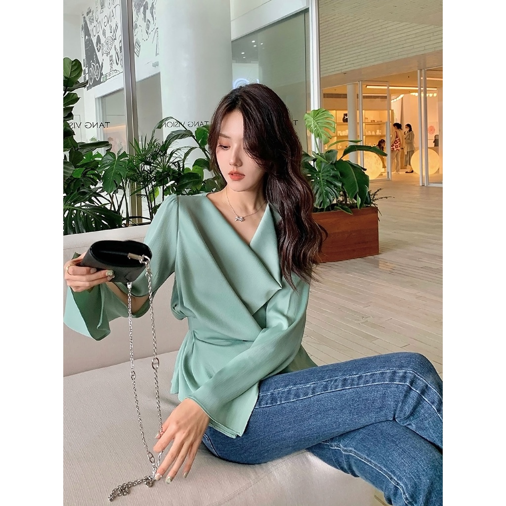 Đầm Dáng Ôm Thiết Kế Xẻ Tà Phối Dây Cột Kiểu Pháp Thời Trang Mùa Xuân Sang Trọng Cho Nữ