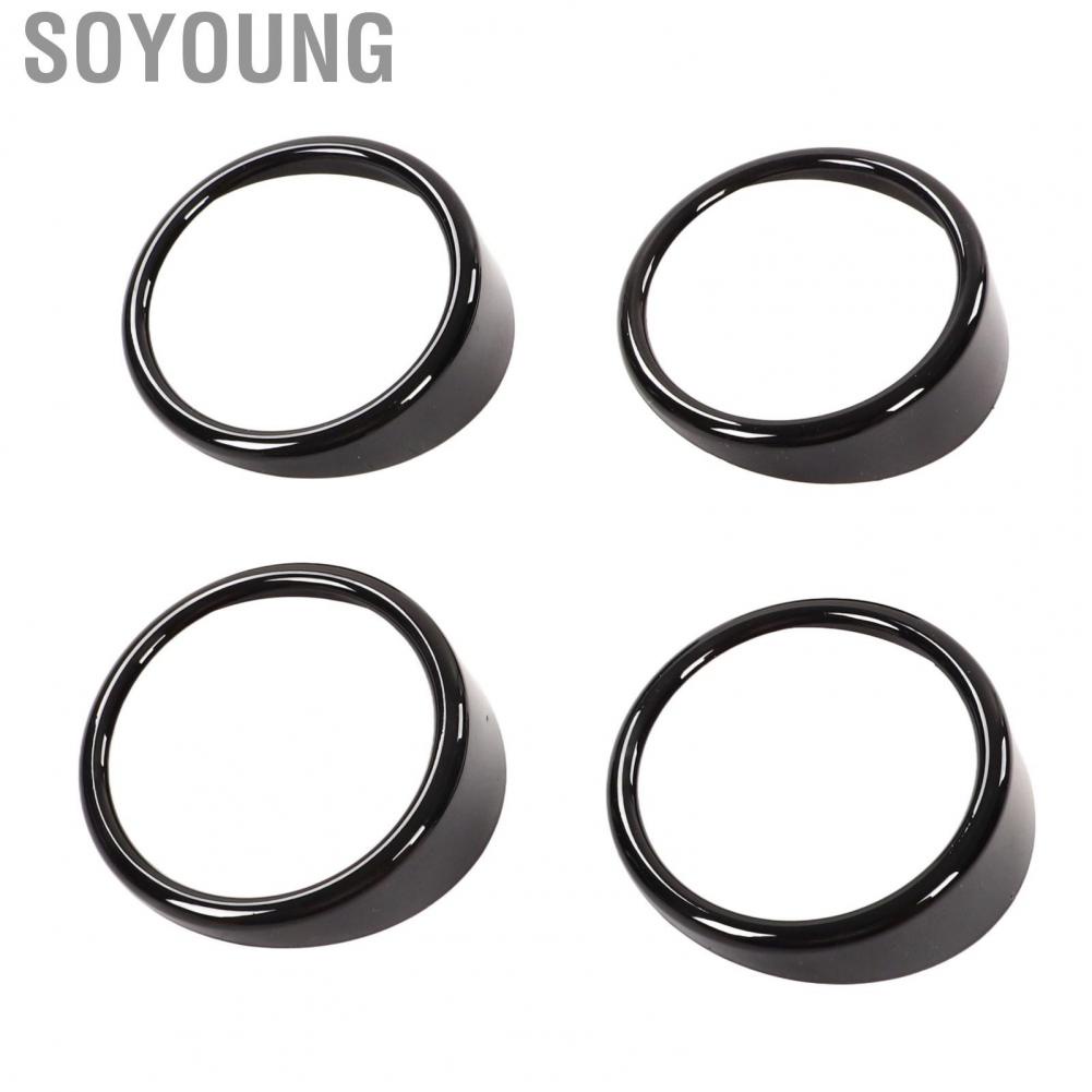 Soyoung AC Air Vent Ring Trim Interior Decor Outlet for Car Dashboard