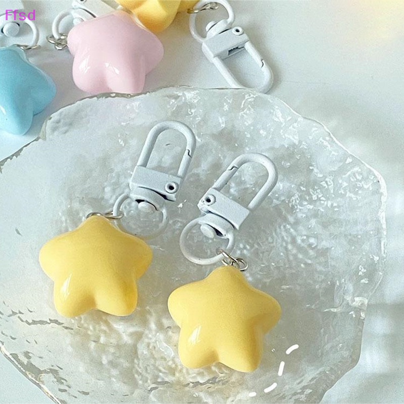 1 Móc Khóa Hình Ngôi Sao Hoạt Hình Dễ Thương