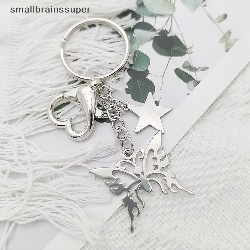 Móc Khóa Điện Thoại Y2K Hình Bướm Rỗng Thời Trang SBS