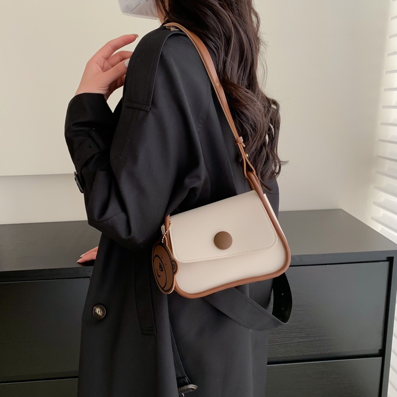 Túi Đeo Chéo Hình Vuông Cỡ Nhỏ Phong Cách Cổ Điển Thời Trang Cho Nữ