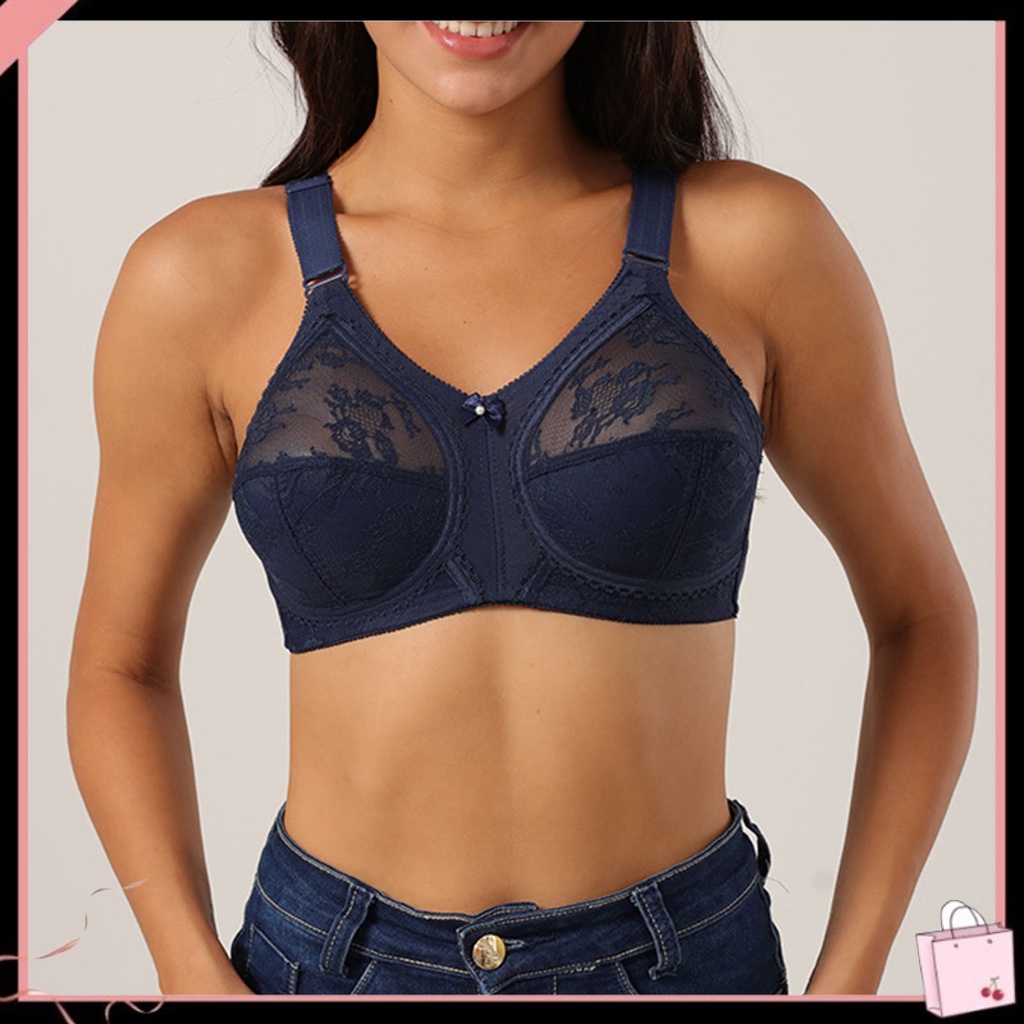 {Soltweter} Áo lót Mỏng Xuyên Thấu Không Gọng Màu Trơn Hỗ Trợ Ngực Mỏng Không Gọng Có Thể Điều Chỉnh Dây Đeo Cho Nữ