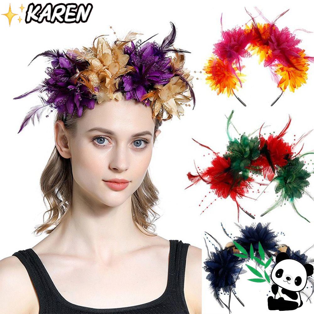 KAREN Vòng Hoa Đội Đầu Cho Cô Dâu Ngày Cưới