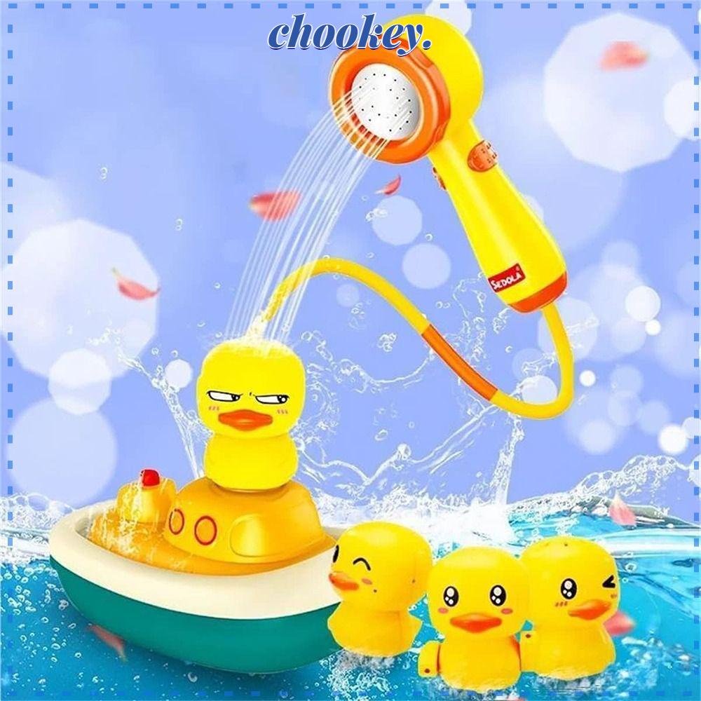 CHOOKEY Set 4 / 5 Đồ Chơi Bồn Tắm Hình Vịt Dễ Thương Cho Bé